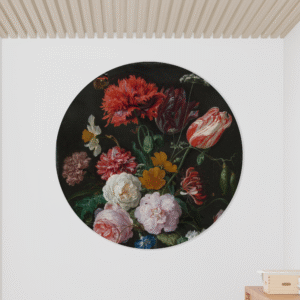 Muurcirkel bloemen