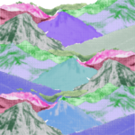 Colorfull mountains