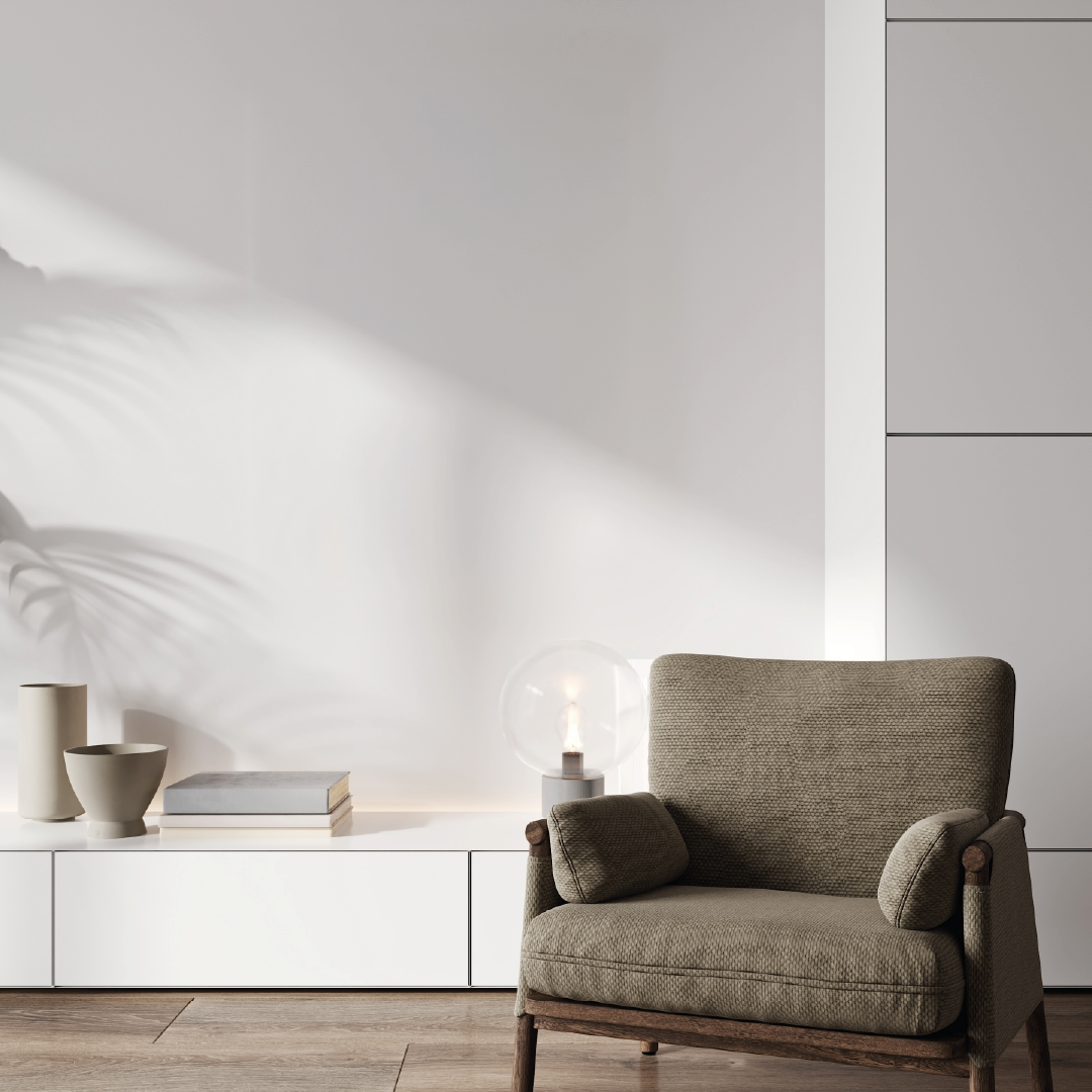 Pauwwauw in woonkamer