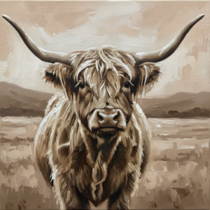 Painted highlander - Wallcoustic