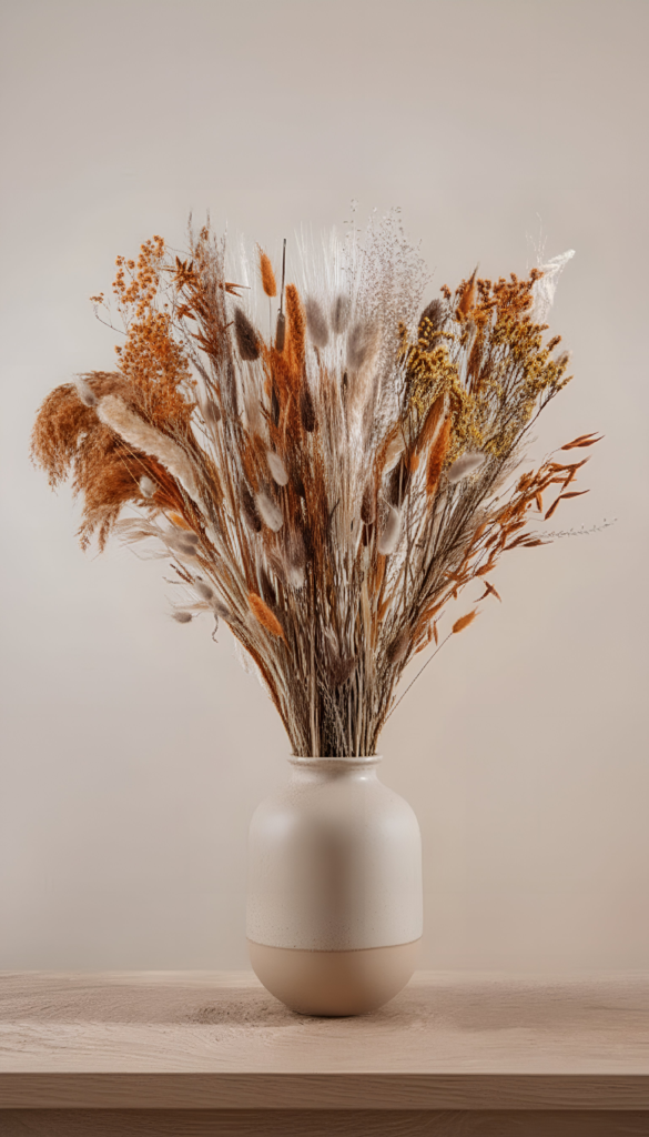 Dryflowers Fotobehang