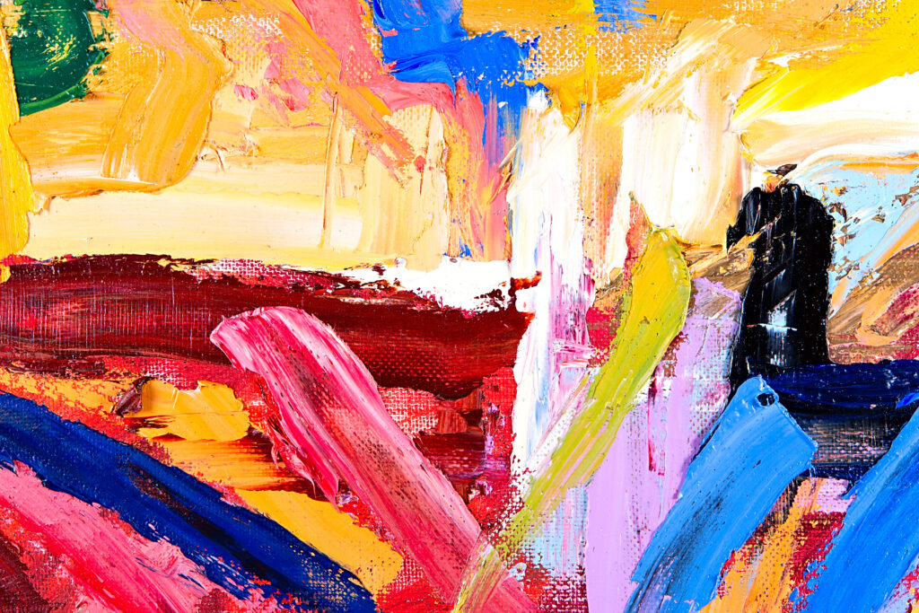 Colorfull oil Fotobehang