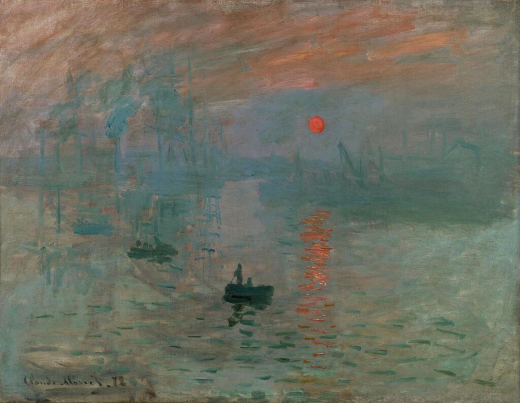 Impressie, Zonsopgang — Monet Tuinposter