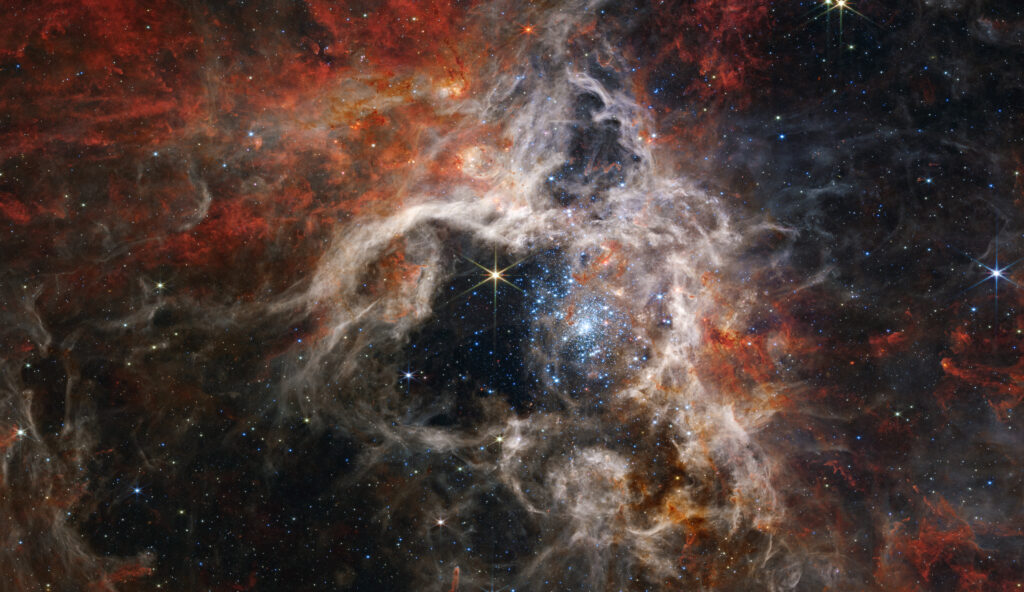 Tarantula-nevel — JWST Tuinposter