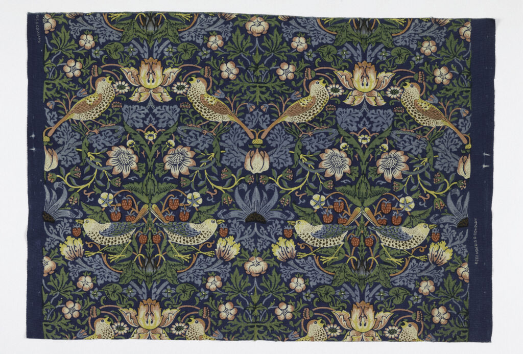 Strawberry Thief — William Morris (1883) Akoestisch Paneel
