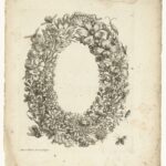 Bloemenrand met Insecten