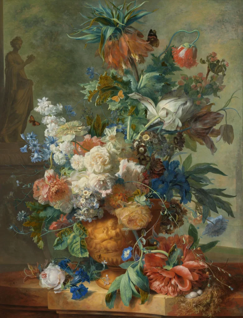 Stilleven met bloemen — Van Huysum Fotobehang